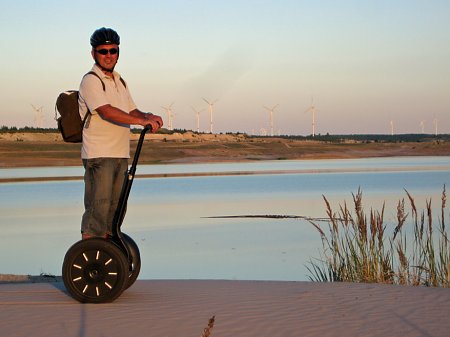 Segway am Bergheider See © André Speri, © André Speri Segway am Bergheider See © André Speri, © André Speri