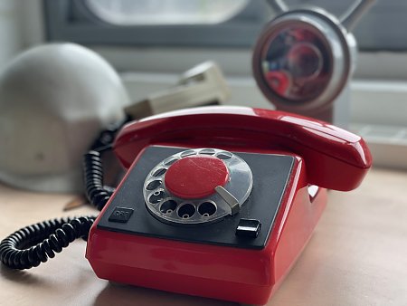 rotes Telefon